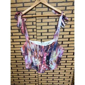 Fashion Nova Corset Style Crop Top Size‎ 1X